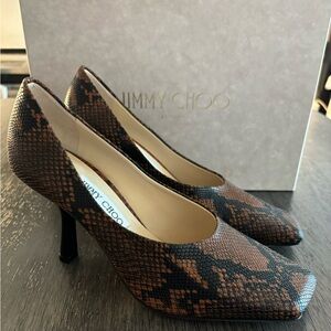 NEW Jimmy Choo animal print heels Eu 38